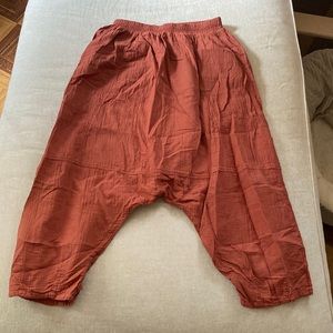 Atelier Delphine Kiko Pant in Crinkled Cotton, Pink